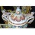 Pair Hugo Lonitz Late 19th c. German Majolica Urns