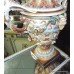 Pair Hugo Lonitz Late 19th c. German Majolica Urns