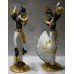 Pair Murano Glass Figures
