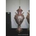 Magnificent Pair of Hand Painted Sevres Style Lidded Urns