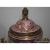 Magnificent Pair of Hand Painted Sevres Style Lidded Urns