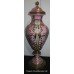 Magnificent Pair of Hand Painted Sevres Style Lidded Urns