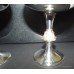 Pair Fine Heavy Goblets Sheffield 1973