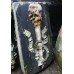 Pair of Antique Stone Painted Torches Plaques