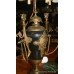 Pair of Victorian Marble & Brass Table Lamps with Shades