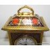 Royal Crown Derby Old Imari Solid Gold Band Mantle Clock
