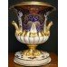 Pair Porcelain Urns Royal Crown Derby Mark