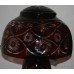 Cut Glass Ruby Overlay Crystal Lamp