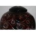 Cut Glass Ruby Overlay Crystal Lamp