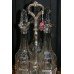 Fine Quality Regency Silver Plated Cut Glass Decanter Set