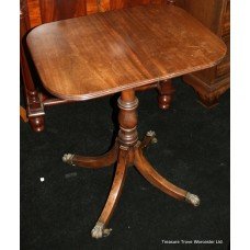 George IV Style Tilt Top Occasional Table