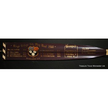 King's College 1960 Hand Painted Rowing Oar 