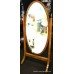 Fine Painted Satinwood Cheval Mirror