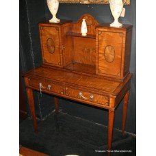 Satinwood Inlaid Bonheur du Jour Desk c.1890