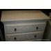 Carved Shabby Chic Painted Cream Chest of Drawers