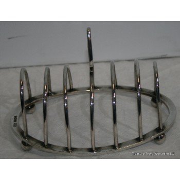 Sterling Silver Toast Rack Sheffield 1966