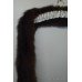 Thin Sable Fur Stole with Tails & Legs
