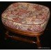 Overstuffed Upholstered Footstool