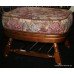Overstuffed Upholstered Footstool