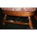 Overstuffed Upholstered Footstool