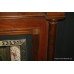 Victorian Style Mahogany & Walnut Tile Fire Surround