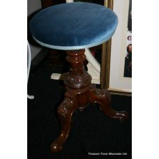 Victorian Walnut Revolving Stool