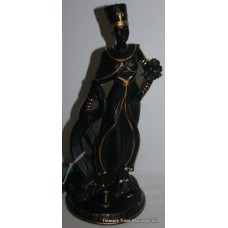 Wedgwood "Nefertiti" The Great Queen Black & Gold Figurine Ltd Edition