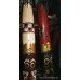 Pair of Hand Painted Heads Tribal Ethnographic Wall Hangings