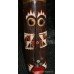 Pair of Hand Painted Heads Tribal Ethnographic Wall Hangings