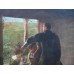 'A Call to Arms' Fine Pre Raphaelite Painting Oil on Canvas