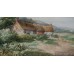 A.Coleman Country Landscape Watercolour c.1895