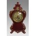 Late 19th c. French Ceramic Mantle Clock by A D Mougin