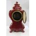 Late 19th c. French Ceramic Mantle Clock by A D Mougin