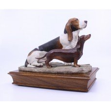 Albany Basset & Dachshund Sculpture