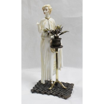 Albany Art Deco Style 'Monaco' Figurine Porcelain & Bronze