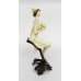 Albany Porcelain & Bronze Flower Figurine Celadine  