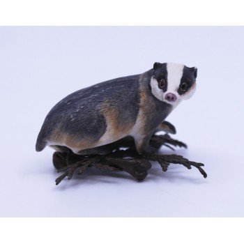 Albany Worcester Porcelain & Bronze Miniature Badger