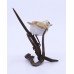 Albany Worcester Miniature Porcelain & Bronze Warbler