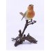 Albany Worcester County Birds Porcelain & Bronze Robin