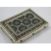 Anglo Indian Inlaid Bone Micro Mosaic Calling Card Case