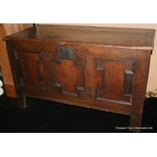 Antique 17th c. Oak Coffer