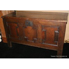 Antique 17th c. Oak Coffer