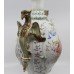 Antique Austrian Majolica Table Lamp with Griffin Form Handles