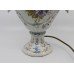 Antique Austrian Majolica Table Lamp with Griffin Form Handles