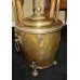 Antique Brass Lidded Coal Wood Bucket