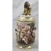Late 19th c. Capodimonte Lidded Tankard Stein