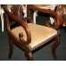 Antique Carved Mahogany Regency Library Armchair