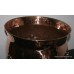 Quality Antique Polished Copper Brass Footed Log Bucket