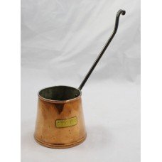 Antique Copper Cider Ladle Dipper with Wrought Iron Handle