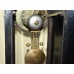 Antique Figured Walnut & Ebony Mantle Clock
